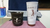 サンドブラスト作品(焼酎マグ)ゴルフコンペ優勝副賞