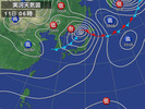 天気図(20140811)朝