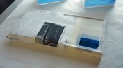 サンドブラスト「作業中」(ミラー製花台)マスク養生