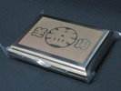 サンドブラスト作品(シガレットケース)金属製