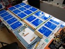 サンドブラスト作業中(G3×22枚制作)