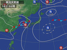 天気図(20140816)朝