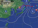 天気図(20140812)朝