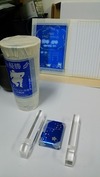 サンドブラスト作業中(フォトフレーム、マグ、ZIPPO)20141106