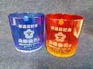 サンドブラスト作品「琉球ロックグラス」消防団退団記念