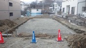 工事進捗(20140325)砕石敷き完了