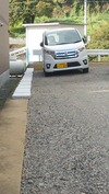 外構工事(カーポート)現況勾配