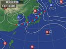 天気図(2012.9.10 0300)