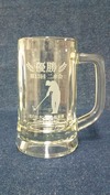 サンドブラスト作品「ビールジョッキ」ゴルフコンペ副賞