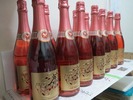 サンドブラスト作業(スパークリングワイン)完成