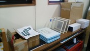 サンドブラスト「備品」会議テーブル