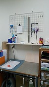 サンドブラスト「備品」作業台棚&網