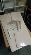 サンドブラスト「備品」棚材