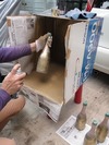 6サンドブラスト制作中(スパークリングW)塗装中