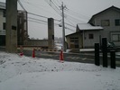 降雪中(20150205)通学路