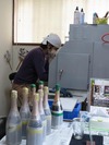 5サンドブラスト制作中(スパークリングW)彫り込み中