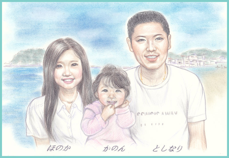 リアルタッチ似顔絵イラスト 人物編 あとりえピノコ リアルタッチ似顔絵イラスト 人物編 あとりえピノコ