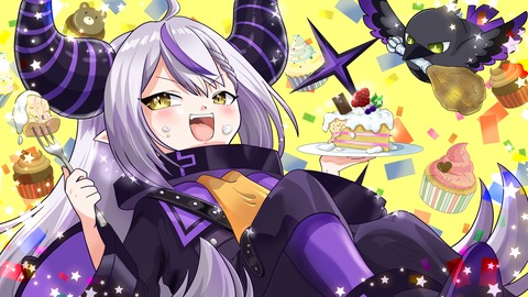 Vtuber【ラプラス・ダークネス】さんのファンアート : ことらの絵日記2