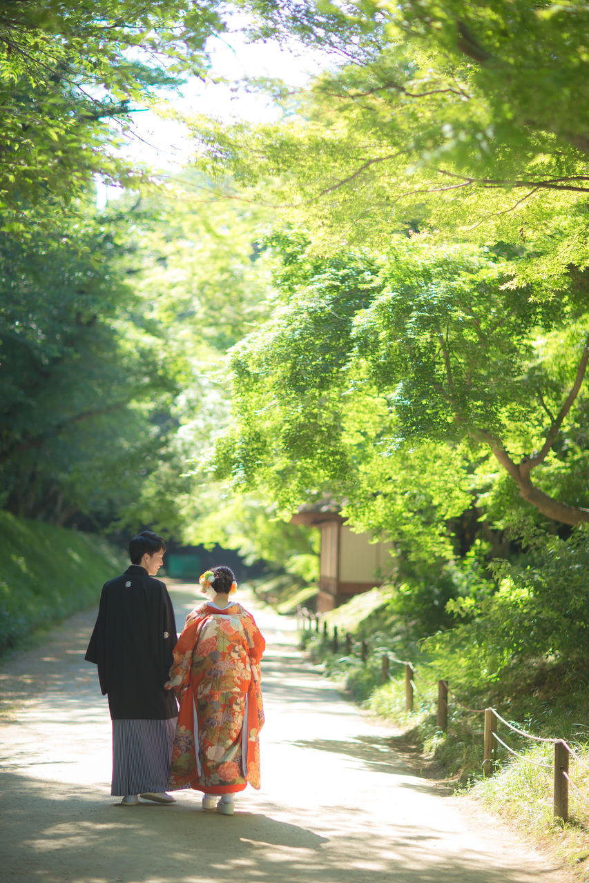 岡山後楽園 新緑の中でご結婚前撮り撮影 岡山ロケ写真ブログ