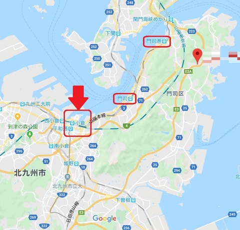 最寄りは門司港w