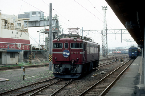 P367 1988.06.18 1_000 ED7915 羊蹄丸 北斗星 函館