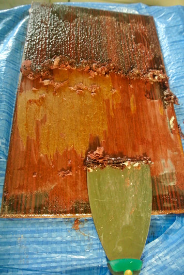 鏡台リメイク外伝 ウレタン塗装を剥がすと言う事 主婦も歩けばアートに出会う