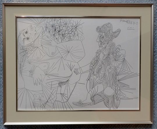 パブロ・ピカソの絵をゲット : 泰西名画模写画とオリジナル絵画