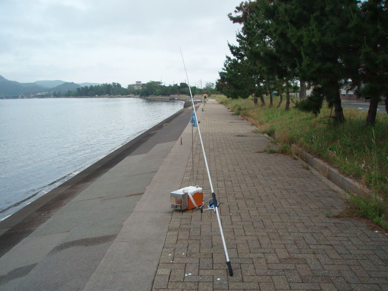葛野区緑化公園にて あつじぃーの投げ釣り一筋