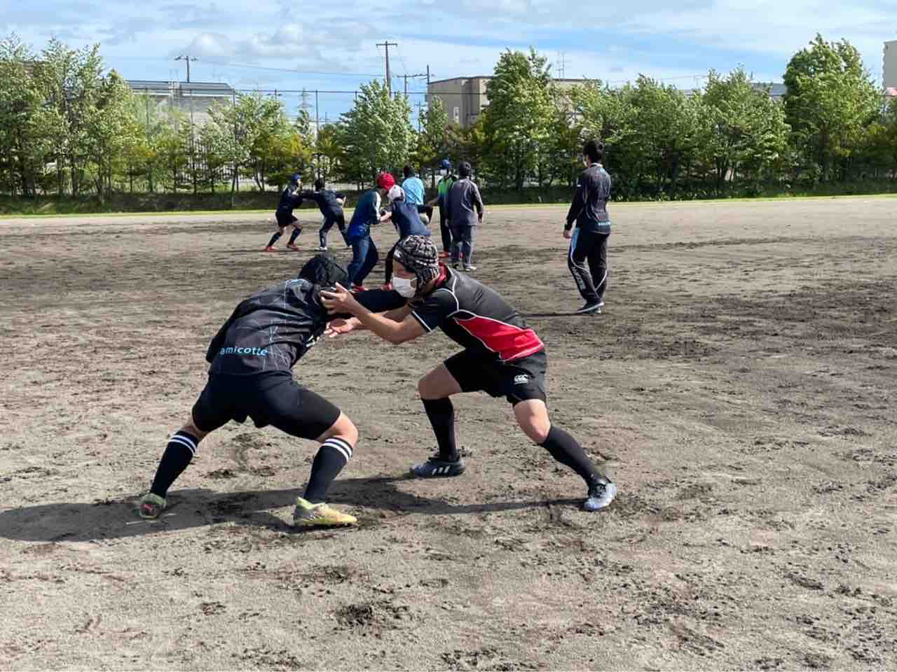 5月31日 月 グランドでゲーム形式 公式 札幌厚別高校ラグビー部 ブログ