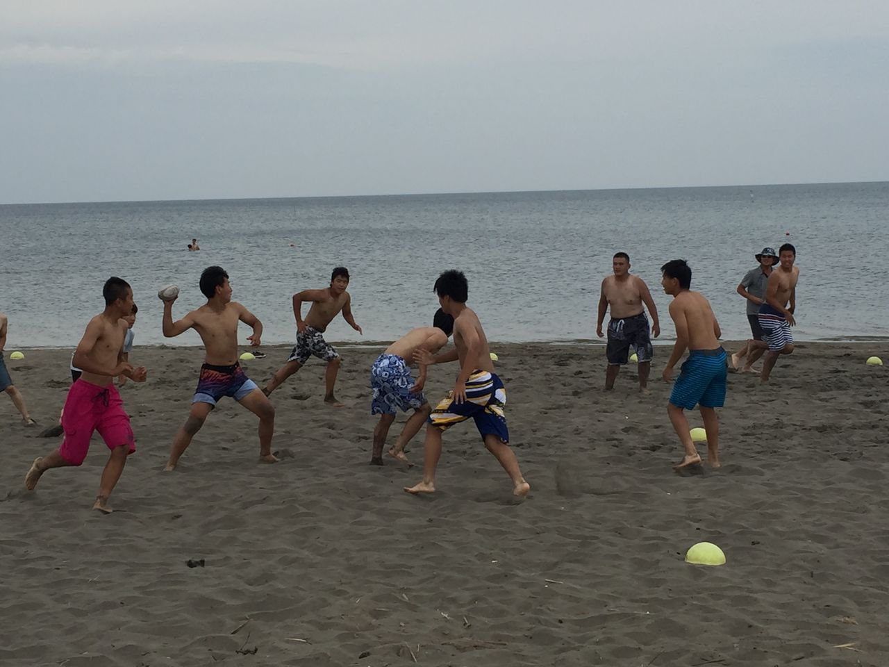 2年振りの小樽ドリームビーチ海水浴 公式 札幌厚別高校ラグビー部 ブログ