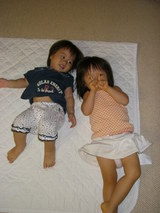 HINATAちゃんと寝んね・・・