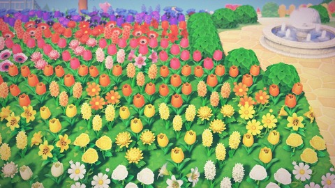 お花畑 あつ 森
