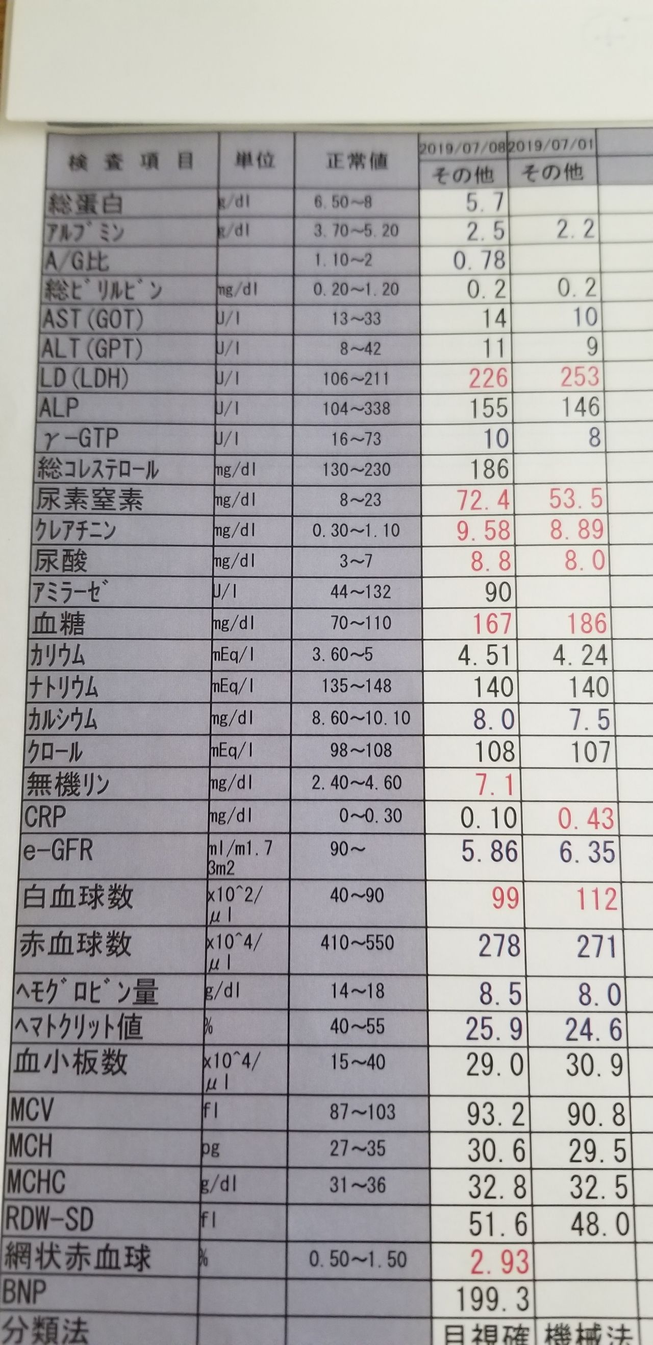 あくまで基準値だからね メシうま日記 人工透析はじめました