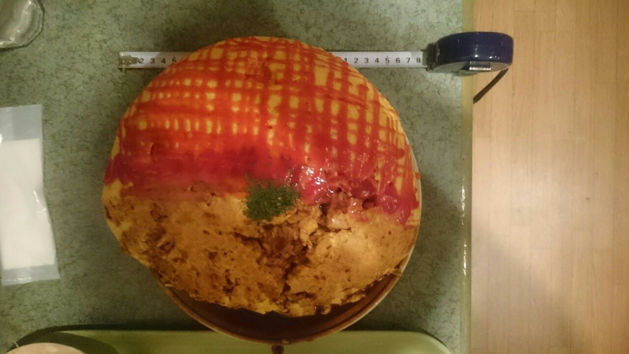 洋食亭寅安 オムライス特盛 骨屋の日記