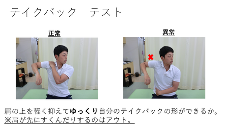 テイクバックテスト
