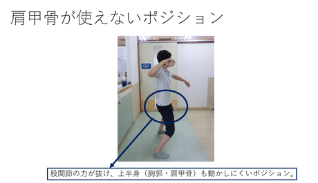 肩甲骨が使えないポジション 6