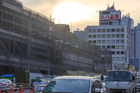 新宿駅工事中