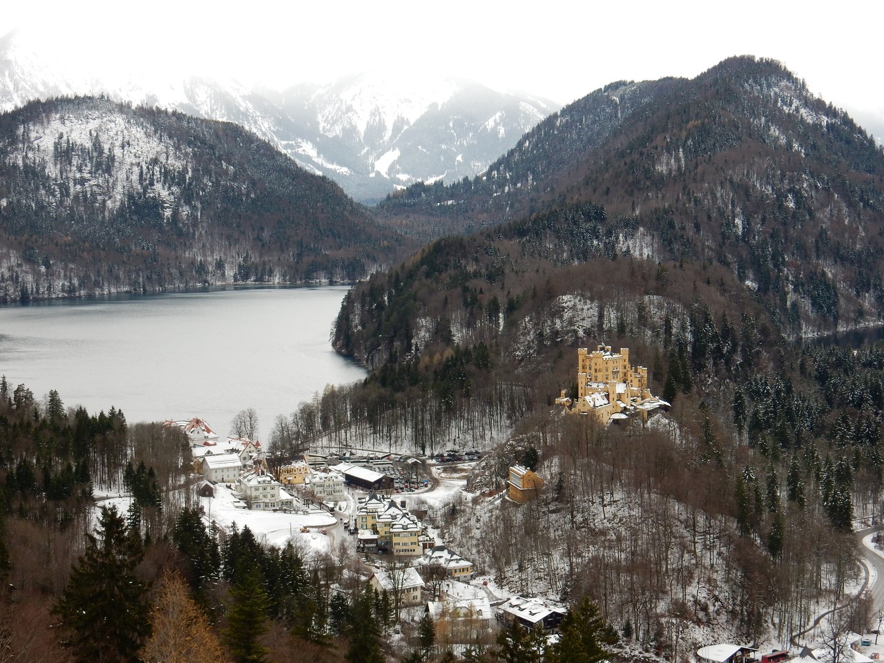 ノイシュバンシュタイン城オプショナルツアー ノイシュバンシュタイン城と雪景色 僕と彼氏の旅行記