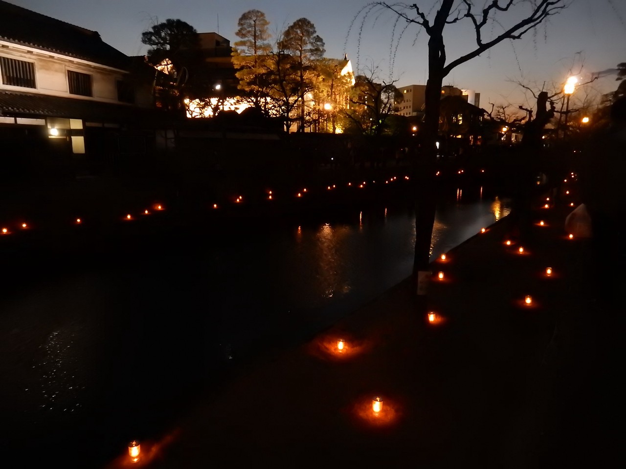倉敷の夜 ライトアップされた美観地区を歩く 僕と彼氏の旅行記