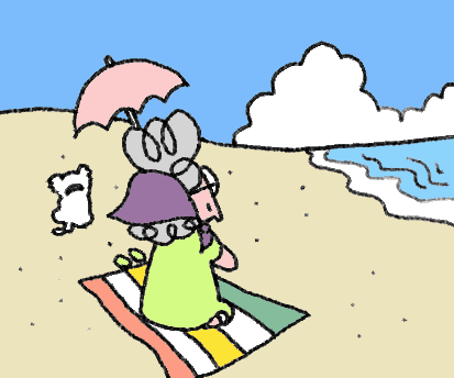$あつをの4コマ漫画:ねりきり.おはぎ.さくらもち