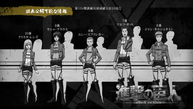 現在公開可能な情報アニメ4話その1