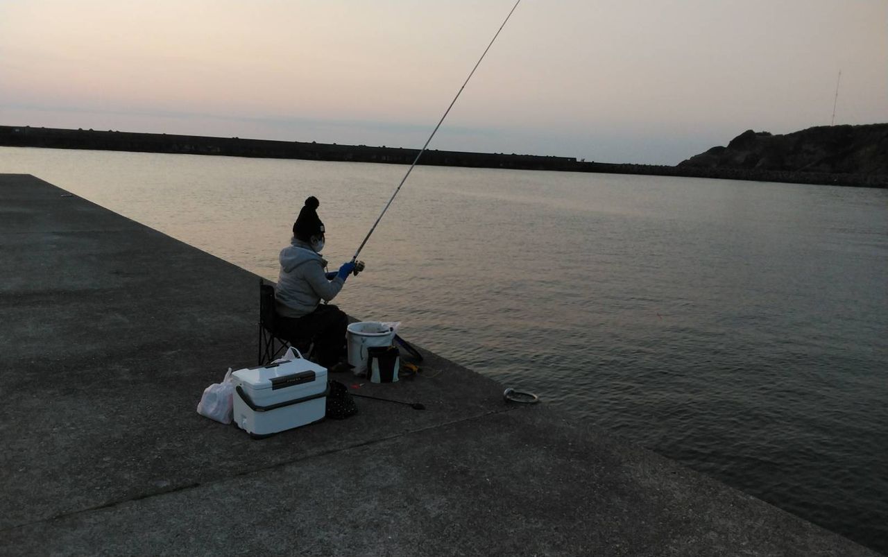 初めての３月の釣り 波切漁港 三重県津市の理容室アトレ 口ベタ店主とアクティブ嫁のblog