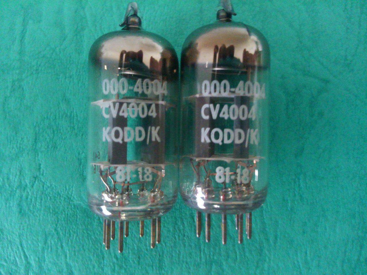真空管 Mullard CV4004 / 12AX7 ECC83 軍用高信頼管 : オーディオ