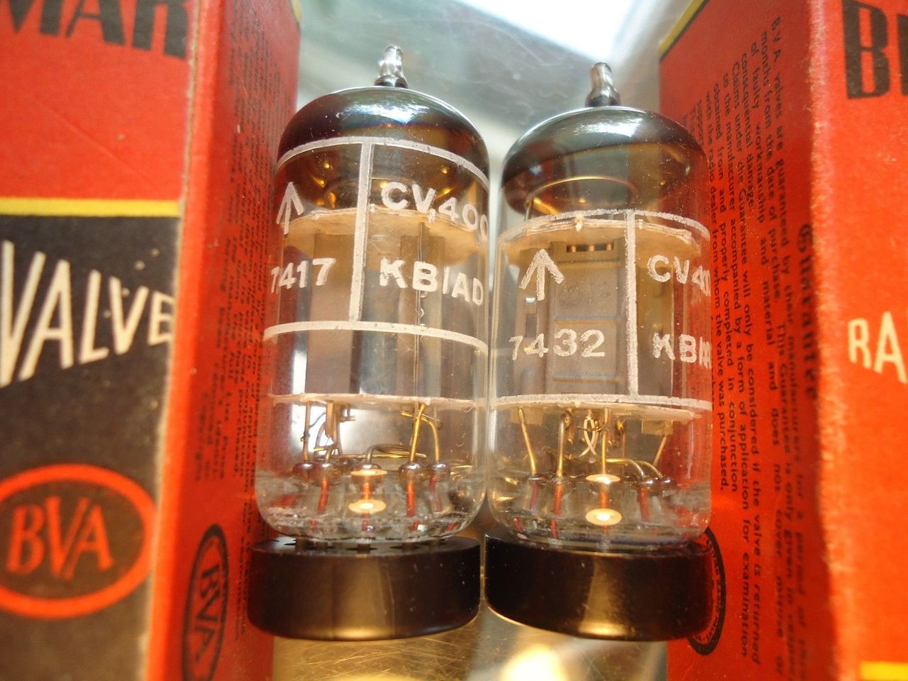 BRIMAR CV4004 OLD STOCK 2piece / ブリマー (12AX7 ECC83 BRIMAR CV4004 OLD STOCK 2piece / ブリマー (12AX7 ECC83