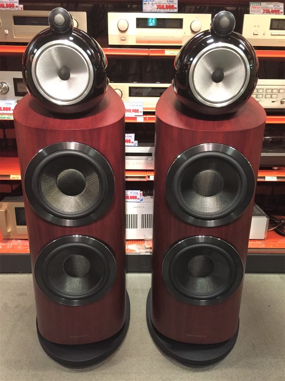 バルジンB＃2&B＃3 中古3点SET 中古品情報！】B&W 800D3 ( ローズナット) : オーディオユニオン柏のblog