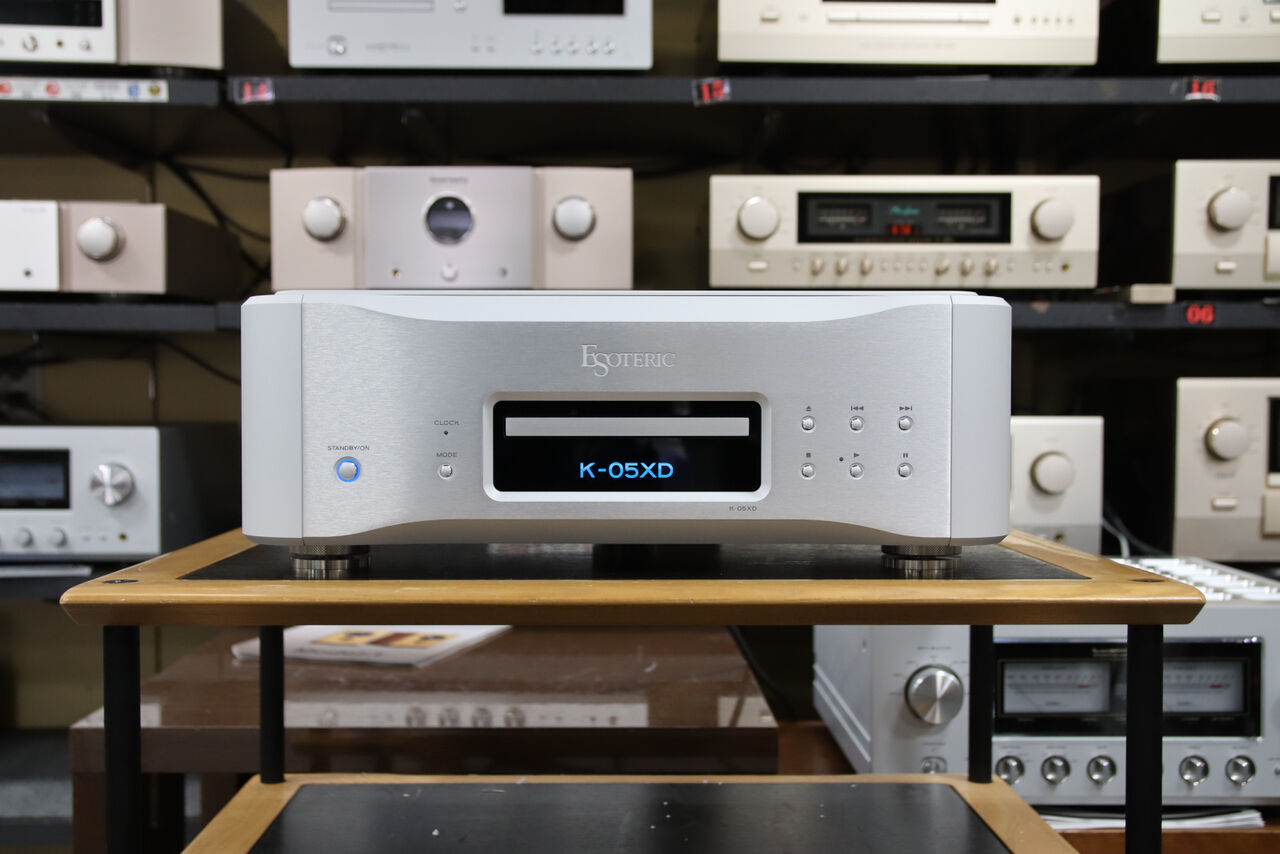 ESOTERIC K-05XD すべてが生まれ変わったSACDプレーヤー、展示 ESOTERIC K-05XD すべてが生まれ変わったSACDプレーヤー、展示