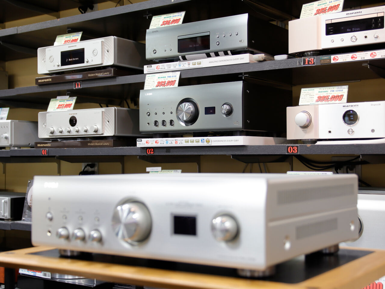 DENON PMA-1700NE 上位機の音を継承したミドルグレードモデル