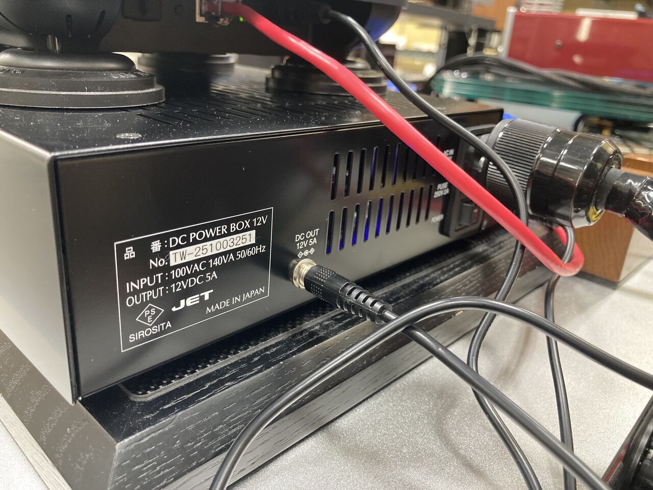 TOP WING DC POWER BOX デモ機入れました : オーディオユニオン