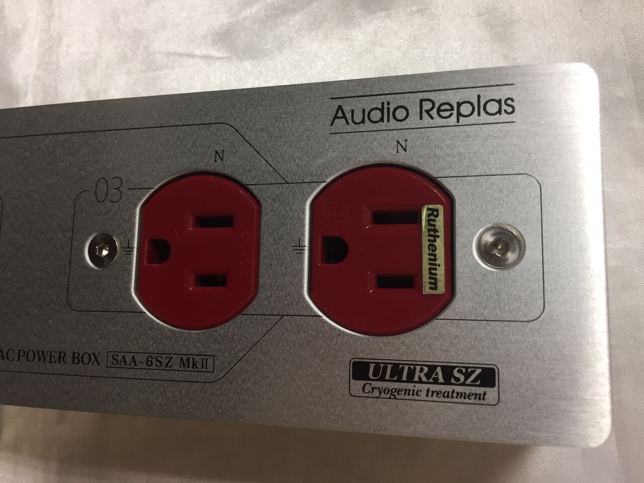 AUDIO REPLAS SAA 6SZ Mk2 RUT 電源タップ : オーディオユニオン AUDIO REPLAS SAA 6SZ Mk2 RUT 電源タップ : オーディオユニオン
