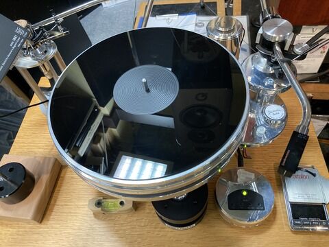 HUDSON HIFI アクリル ターンテーブルマット : オーディオ